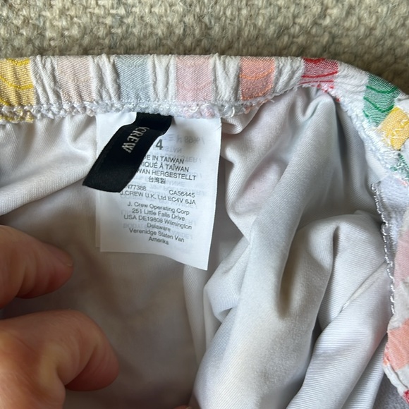 Crew women’s rainbow sear sucker one piece size 4 - Picture 4 of 4